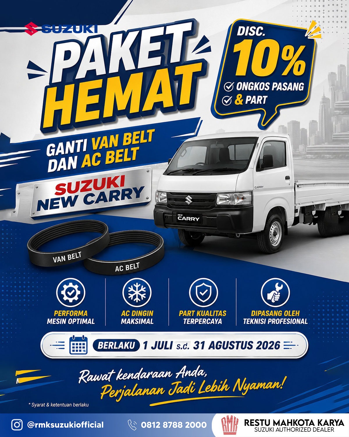 Paket Hemat Suzuki New Carry Hadir! 🚚✨